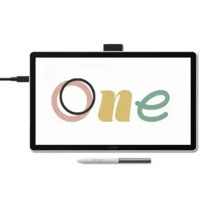 Tablette Graphique Wacom One 14 avec Écran Full HD 14" et Stylet DTC141W0