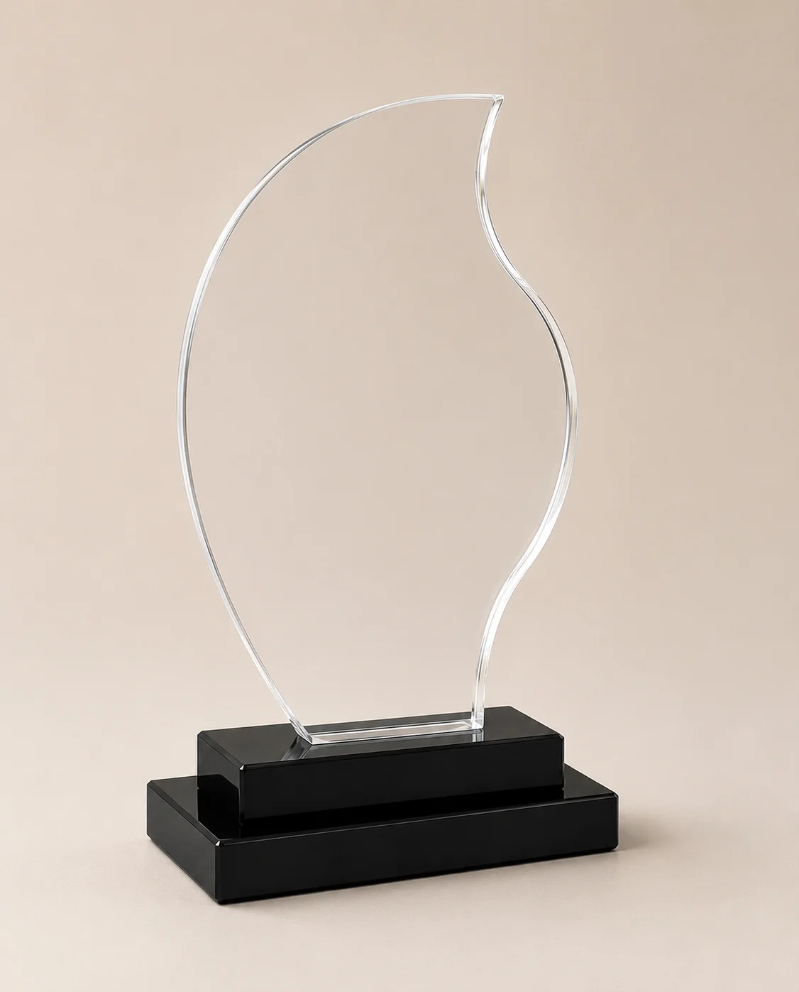 Trophée en Cristal Personnalisable par Gravure Laser avec Coffret de Présentation