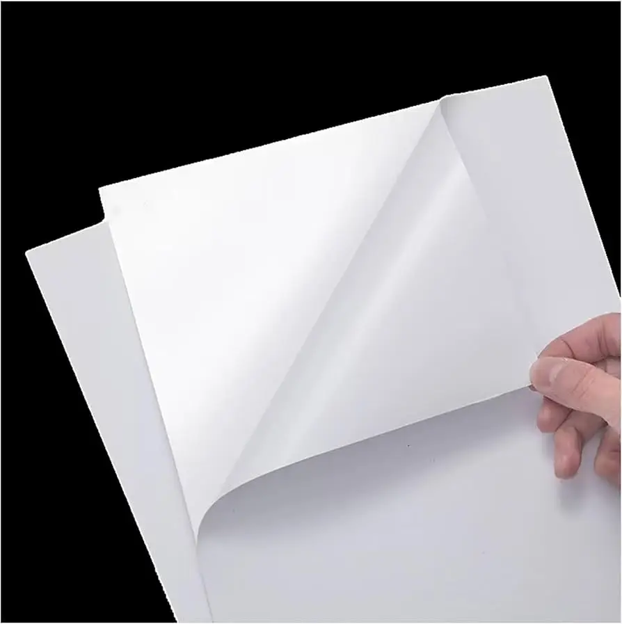 Papier Autocollant Photo Brillant MR.R A4 135 g/m² pour Imprimante Jet d'Encre