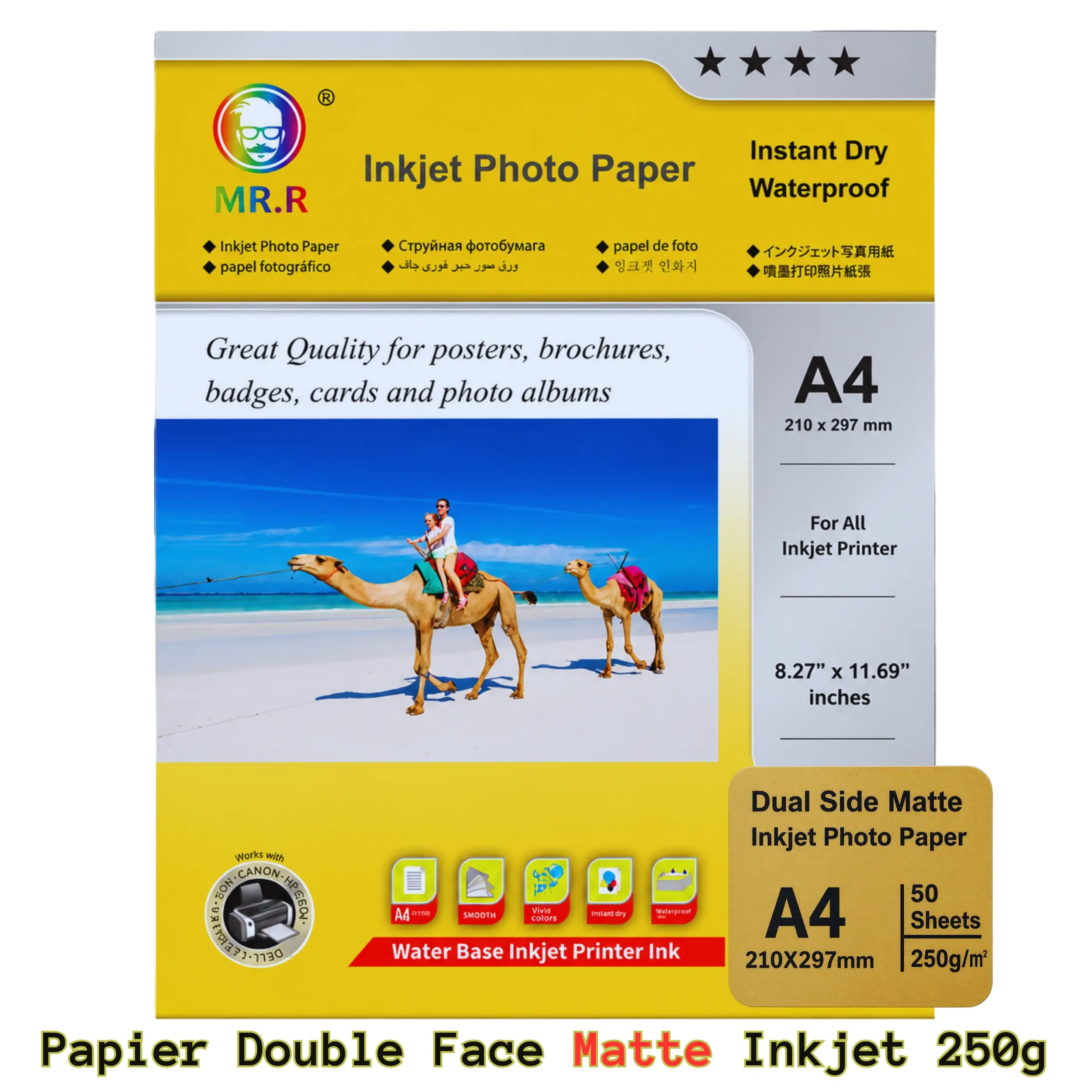 Papier Photo Double Face Mat