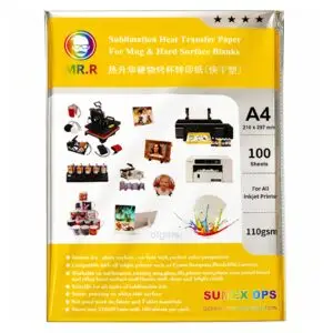 Papier de Transfert Sublimation MR.R A4 110 g/m²