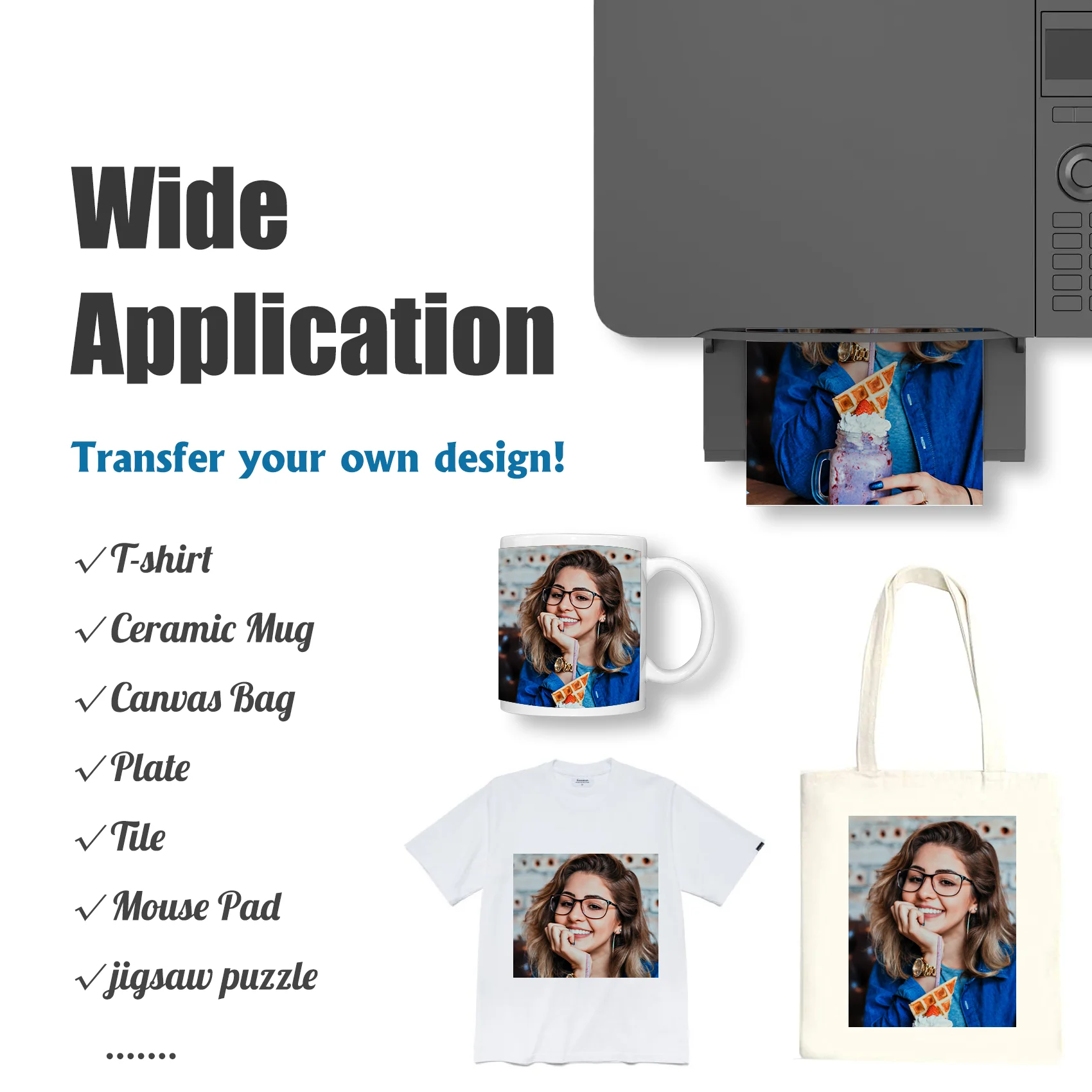 Papier de Transfert Sublimation Premium MR.R A4 105 g/m² – Image 4